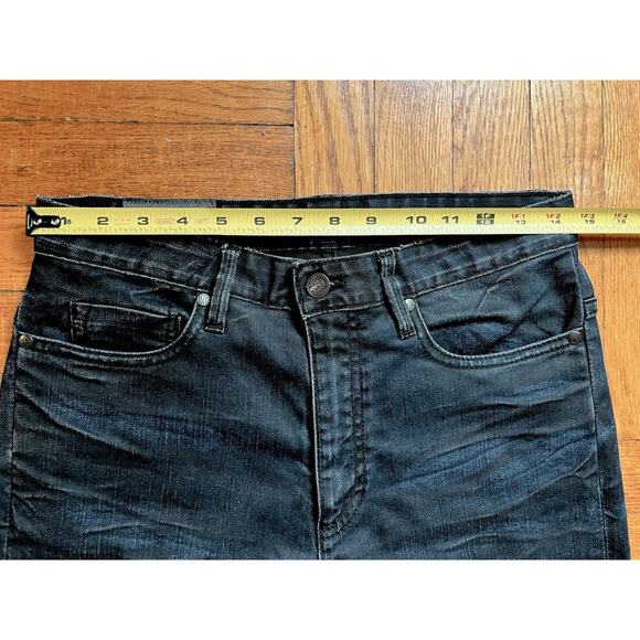 HOPE Ringstrand Soderberg Stockholm Sweden Jeans Womens 27 Waxed Y2K Grunge Punk - Picture 10 of 15